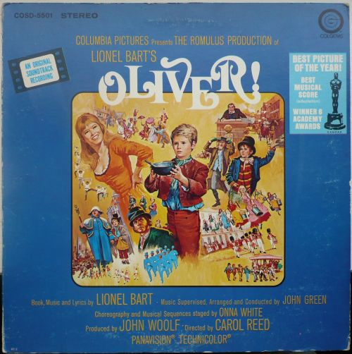 Lionel Bart - Oliver! (An Original Soundtrack Recording) (LP, Album, RE, Gat)