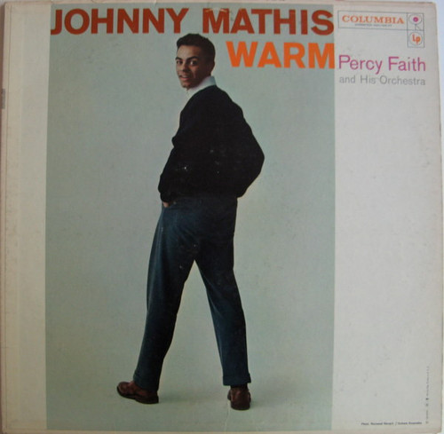 Johnny Mathis With Percy Faith & His Orchestra - Warm - Columbia - CL 1078 - LP, Album, Mono, Ter 865169625