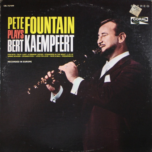 Pete Fountain - Pete Fountain Plays Bert Kaempfert (LP, Album, Pin)