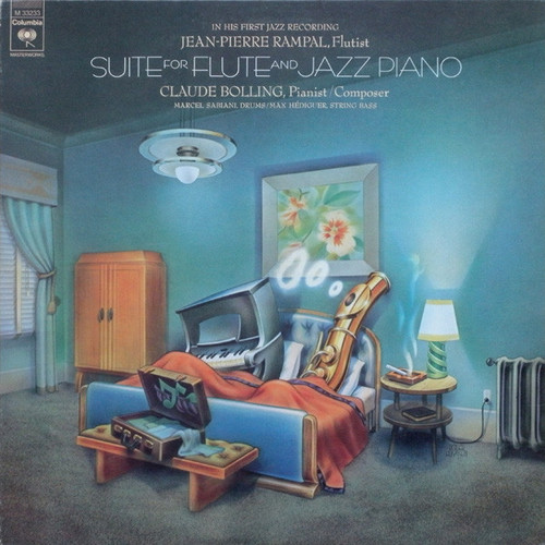 Jean-Pierre Rampal / Claude Bolling - Suite For Flute And Jazz Piano - Columbia Masterworks - M 33233 - LP, Album 866337334