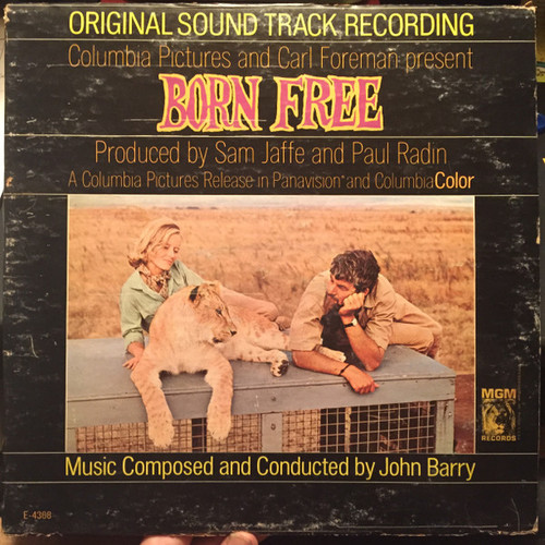 John Barry - Born Free (Original Sound Track Recording) (LP, Album, Mono)