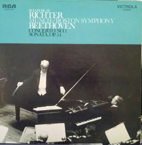 Sviatoslav Richter, Boston Symphony Orchestra, Charles Munch - Beethoven: Concerto No. 1 in C, Op. 15 (LP, Album)
