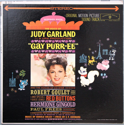 Judy Garland - The Voice Of Judy Garland In A UPA Production Gay Purr-ee (LP, Album)