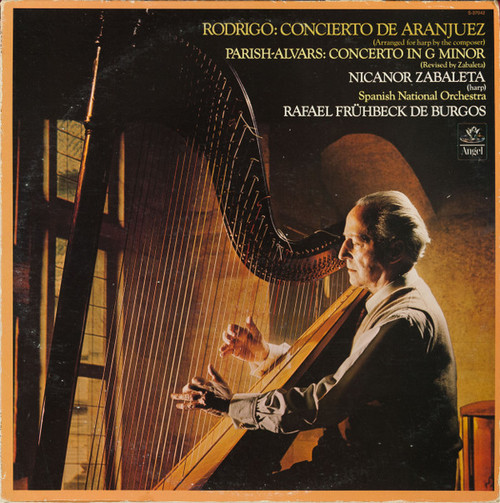 Rodrigo* / Parish-Alvars* - Nicanor Zabaleta, Spanish National Orchestra*, Rafael Frühbeck De Burgos - Concierto De Aranjuez - Concerto En Sol Mineur (LP, Album)