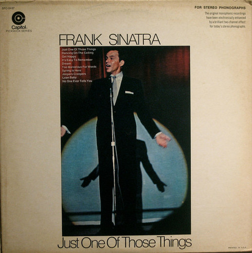 Frank Sinatra - Just One Of Those Things (LP, Comp)