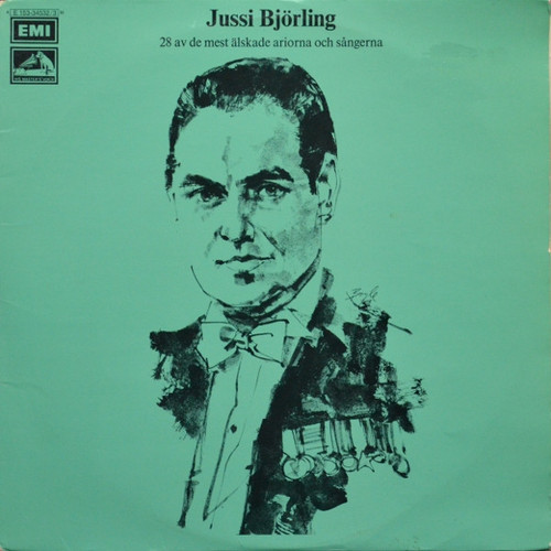 Jussi Björling - 28 Av De Mest Älskade Ariorna Och Sångerna (2xLP, Comp, Gat)