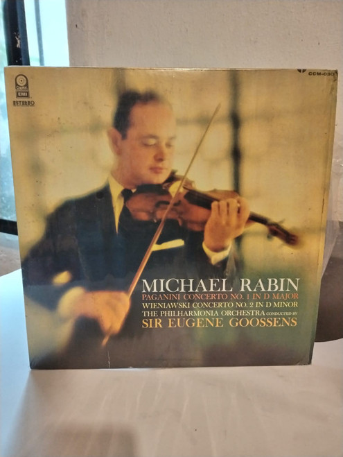 Rabin*, Sir Eugene Goossens, The Philharmonia Orchestra*, Paganini*, Wieniawski* - Paganini Concerto No. 1 In D Major - Wieniawski Concerto No.2 In D Minor (LP, Mono)