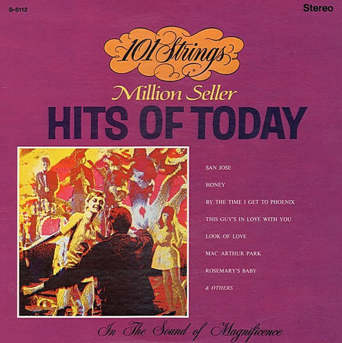 101 Strings - Million Seller Hits Of Today (LP)