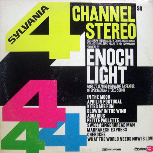 Enoch Light - 4 Channel Stereo (LP, Album, Comp, Quad)