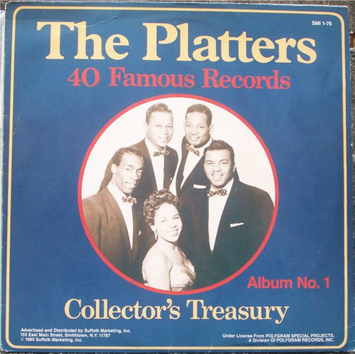 The Platters - 40 Famous Records: Collector's Treasury - Suffolk Marketing, Inc., Suffolk Marketing, Inc., Suffolk Marketing, Inc. - SMI 1-76, SMI 1-77, SMI 1-78 - 3xLP, Comp 872499040