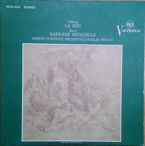 Debussy* / Ravel* - Charles Munch, Boston Symphony* - Debussy - La Mer / Ravel - Rapsodie Espagnole (LP, Album, RE)