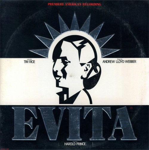 Andrew Lloyd Webber And Tim Rice - Evita: Premiere American Recording (2xLP, Album, Glo)