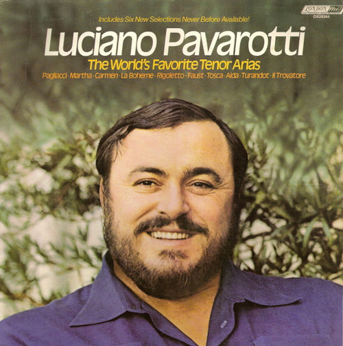 Luciano Pavarotti - The World's Favorite Tenor Arias - London Records - OS 26384 - LP, Comp 872823083