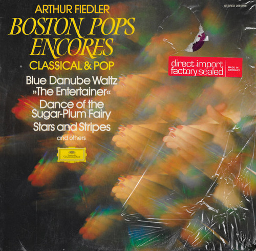 Arthur Fiedler, The Boston Pops Orchestra - Boston Pops Encores Classical & Pops - Deutsche Grammophon - 2584 018 - LP 872921822