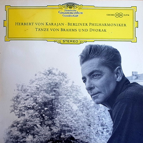 Johannes Brahms & Antonín Dvořák, Berliner Philharmoniker / Herbert Von Karajan - Tänze Von Brahms Und Dvorak (LP, Album, RP)