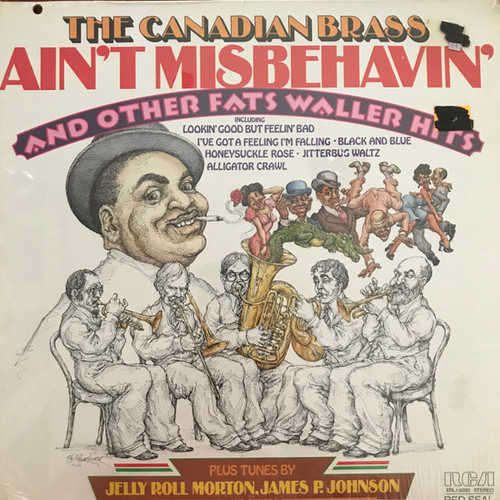 The Canadian Brass - Ain't Misbehavin' and Other Fats Waller Hits (LP, Album, RE)