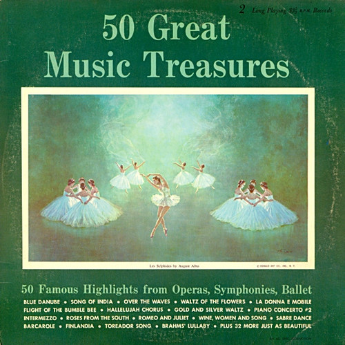 Unknown Artist - 50 Great Music Treasures (2xLP, Comp, Mono)