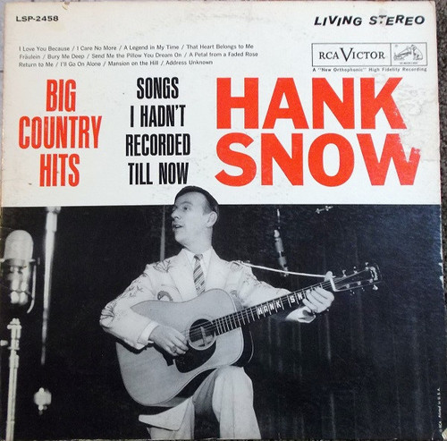 Hank Snow - Big Country Hits: Songs I Hadn't Recorded Till Now (LP, Album)