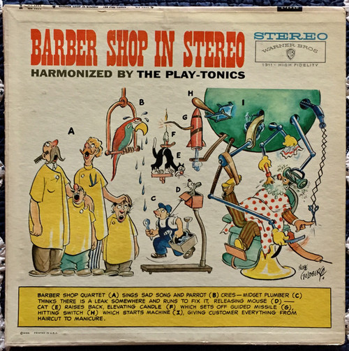 Play-Tonics - Barber Shop In Stereo (LP, Album)