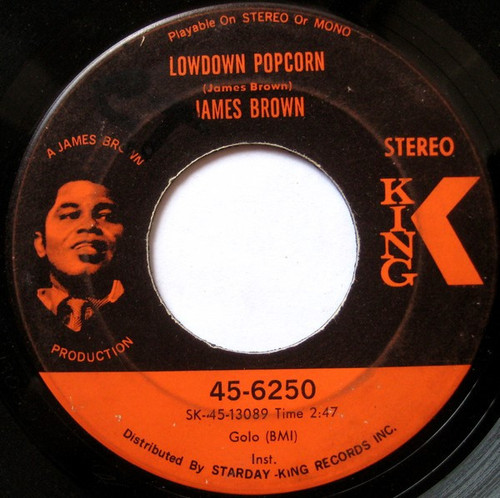 James Brown - Lowdown Popcorn (7", Single)