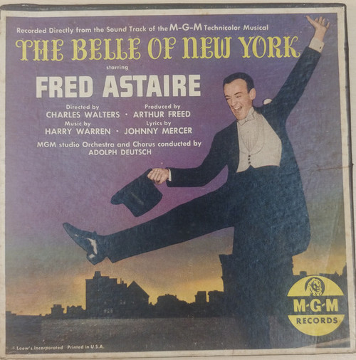Fred Astaire - The Belle Of New York (Recorded Directly From The Sound Track Of The M-G-M Technicolor Musical) (4x7", Album + Box)