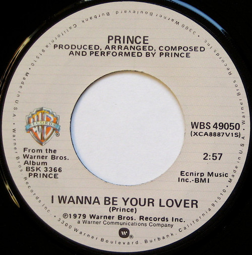 Prince - I Wanna Be Your Lover (7", Single, Win)