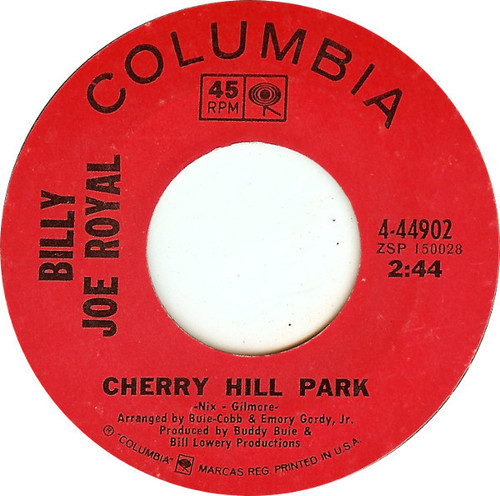Billy Joe Royal - Cherry Hill Park (7", Single, Pit)