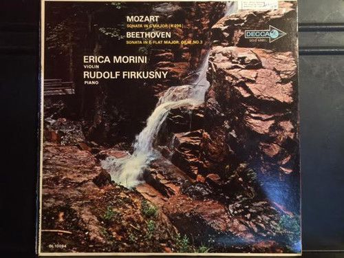 Mozart*, Beethoven*, Erica Morini, Rudolf Firkušný - Sonatas for Violin and Piano (LP, Album, Mono)