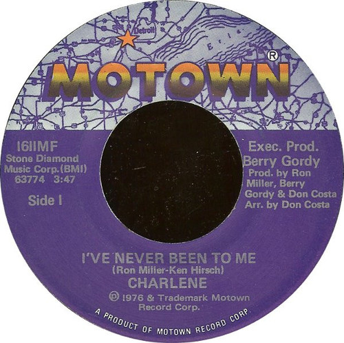 Charlene - I've Never Been To Me - Motown - 1611MF - 7", Single 884322731