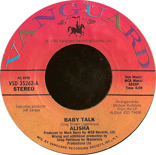 Alisha - Baby Talk (7")