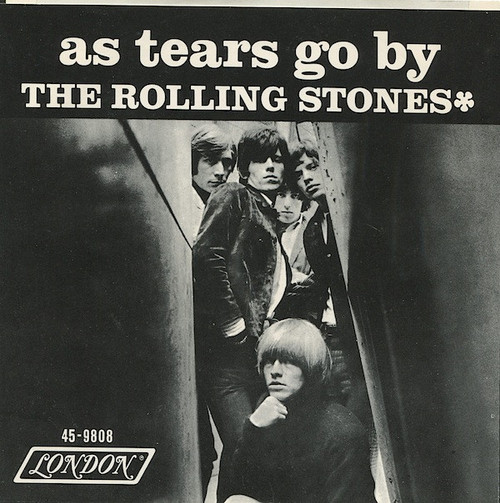 The Rolling Stones - As Tears Go By - London Records, London Records - 45-9808, 45 LON 9808 - 7", Single, Styrene, Ter 884746270