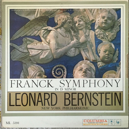 Franck* / Leonard Bernstein, New York Philharmonic* - Symphony In D Minor (LP, Album, Mono)