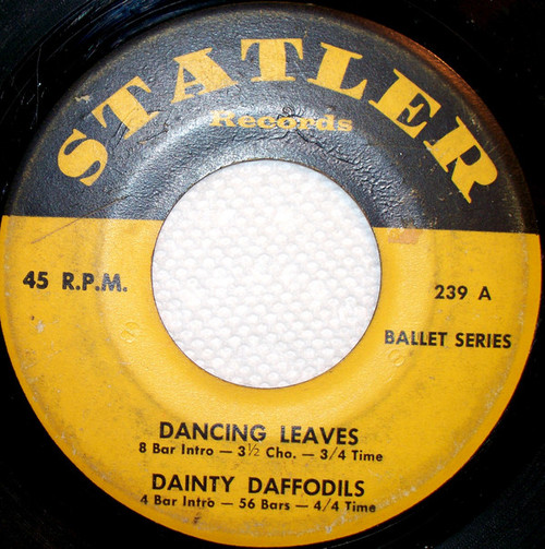 Unknown Artist - Dancing Leaves / Dainty Daffodils / Dance Of The Tulips / Glow Worm (7")