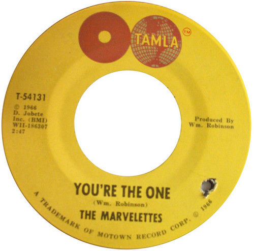 The Marvelettes - You're The One / Paper Boy (7", Single, Ame)