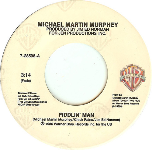 Michael Martin Murphey - Fiddlin' Man (7")