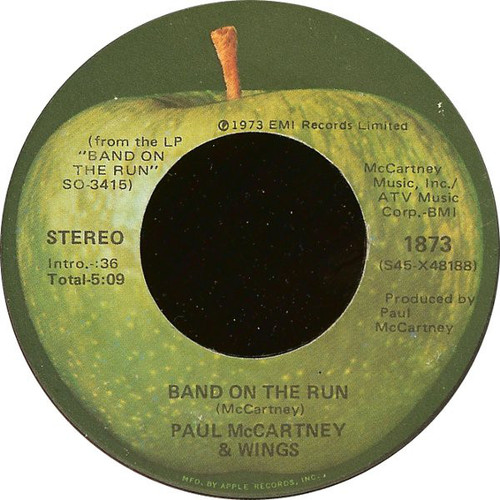 Paul McCartney & Wings* - Band On The Run (7")