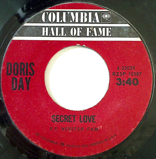 Doris Day - Whatever Will Be Will Be (Que Sera, Sera) / Secret Love (7", Single, RE, Styrene)