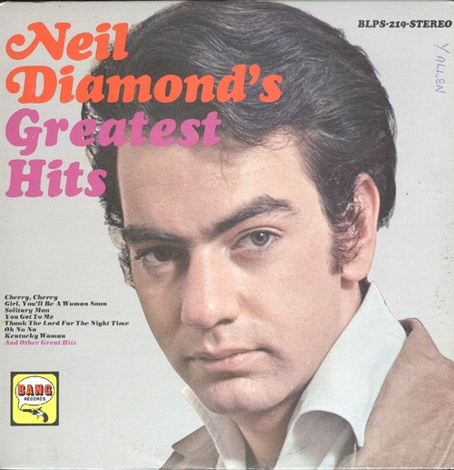 Neil Diamond - Neil Diamond's Greatest Hits - Bang Records - BLPS-219 - LP, Comp 887099535