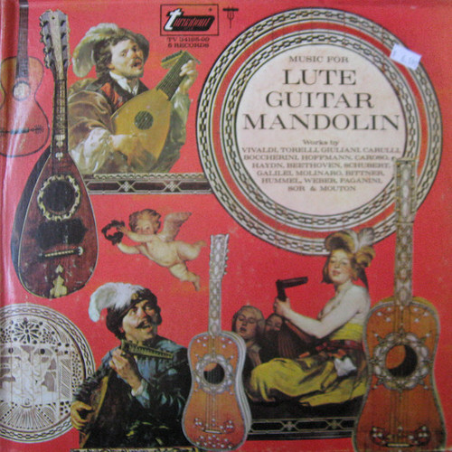 Various - Music for Lute, Guitar and Mandolin (5xLP, Comp + Box)