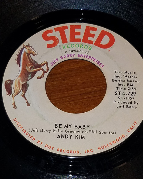 Andy Kim - Be My Baby / Love That Little Woman (7", Single)