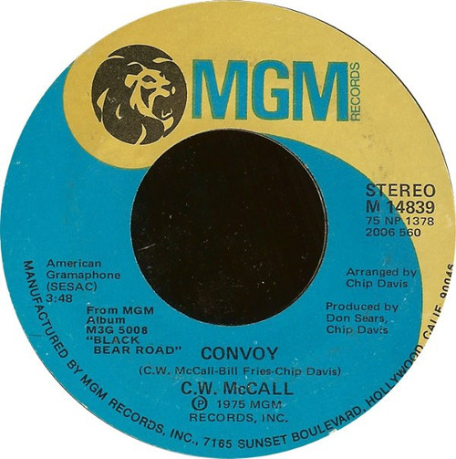 C.W. McCall - Convoy - MGM Records - M 14839 - 7", Single, She 888594520