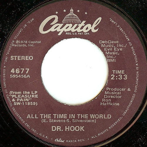 Dr. Hook - All The Time In The World (7", Single, Jac)