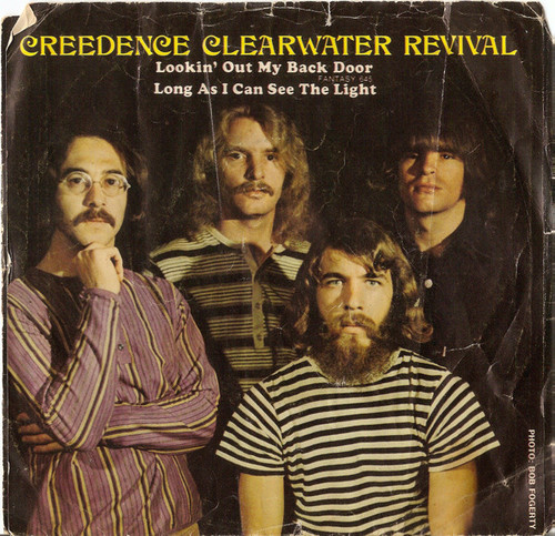 Creedence Clearwater Revival - Lookin' Out My Back Door / Long As I Can See The Light (7", Single, Ind)