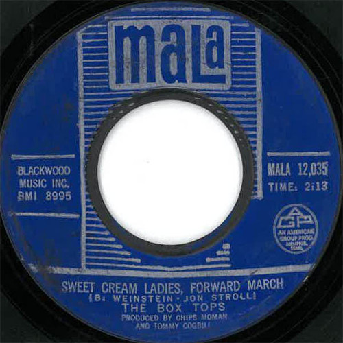 The Box Tops* - Sweet Cream Ladies, Forward March (7", Single)