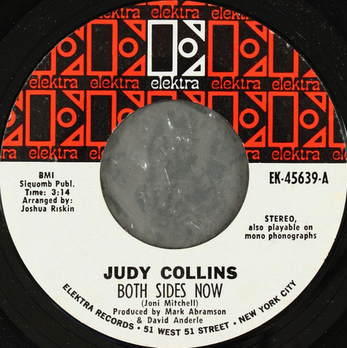 Judy Collins - Both Sides Now (7", Single, Styrene, Pit)