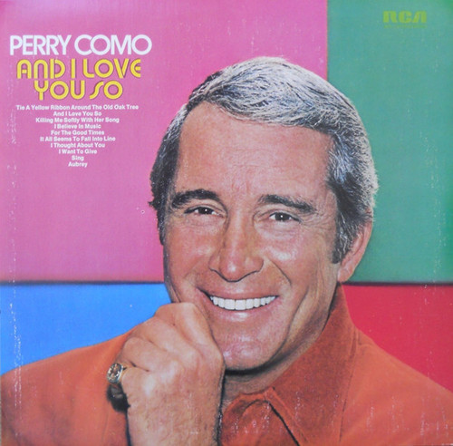 Perry Como - And I Love You So - RCA Victor - APL1-0100 - LP, Album 889162086