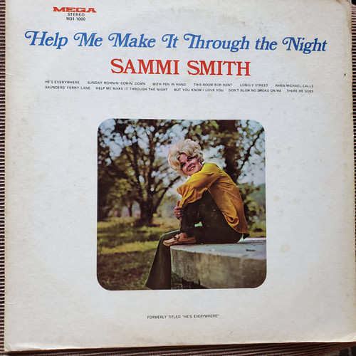 Sammi Smith - Help Me Make It Through The Night - Mega Records (4) - M31-1000 - LP, Album, RE 889207734