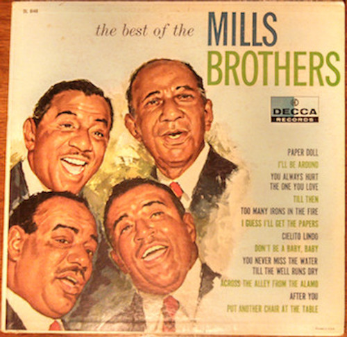 The Mills Brothers - The Best Of The Mills Brothers (LP, Album, Comp, RE)