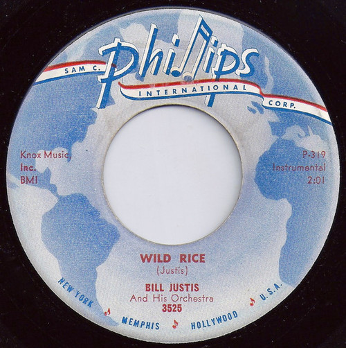 Bill Justis And His Orchestra* - Wild Rice / Scroungie (7", Single)