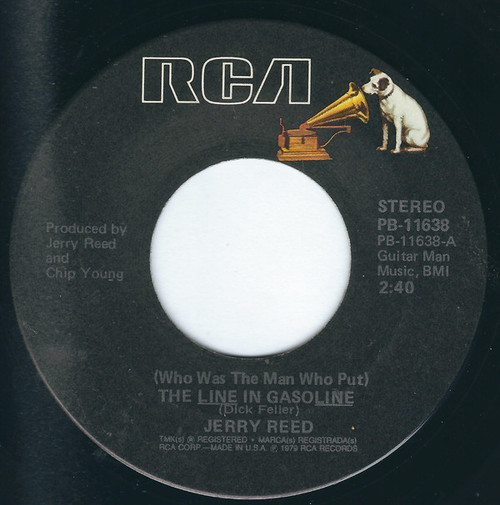Jerry Reed - (Who Was The Man Who Put) The Line In Gasoline (7", Ind)